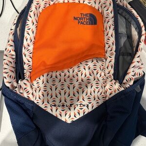 The North Face Backpack - Orange and Navy